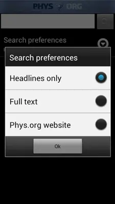 Phys.org News android App screenshot 1